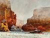 David Allen Halbach (American, b. 1931) Soaring Cliffs (Canyon de Chelly)