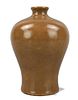 Chinese Brown Ge Glazed Meiping Vase,18th C.