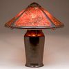 Dirk van Erp Hammered Copper "Milkcan" Lamp c1920s