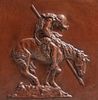 James Earle Fraser "End of the Trail" Plaque 1915
