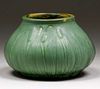 Hampshire Pottery Cattail Vase c1910