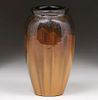 Fulper Pottery Orange Flambe Vase c1910s