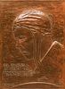 Gorham Charles Lindbergh Bronze Plaque Princeton University 1928
