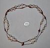 Chinese Peking Glass Bead Necklace
