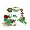 Box of Jade, Pearl, and Carnelian Beads