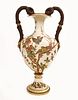 19th C. English Gilt Enamel on Porcelain Vase