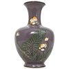 Japanese Meiji Moriage Cloisonne Vase