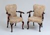 SET OF EIGHTEEN GEORGE I STYLE MAHOGANY DINING CHAIRS