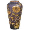 Imperial Amethyst and Gilt Glass Vase
