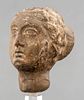 Ancient Greco-Roman Carved Stone Bust Of A Woman