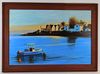 Ron G. Dabelle Harbor Sunrise Painting