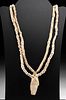 Necklace w/ Pre-Columbian Nazca Shell Beads