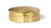 A 9ct gold mirrored compact,