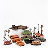 Group of Tinplate Trains and Accessories