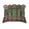 Incredible Chinese Carved Jade Table Screen