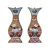 Pair of Chinese cloisonne Vases