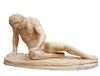 Grand Tour 'The Dying Gaul' Alabaster Figurine