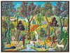 E. A. Othello 'Garden of Eden' Haitian Artist O/C