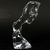 Baccarat Crystal Horse Figurine. Signed.