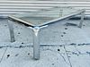 Chrome & Glass Coffee Table, John Mascheroni Style