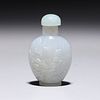Chinese Carved Jadeite Snuff Bottle