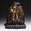 Large Chinese Carved Seal Stone Mountain