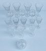16 Piece Crystal Glasses Including Waterford Lismore