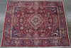 Tabriz Persian Hand Knotted Wool Runner Rug 1930's