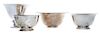 * A Group of Four Silver Bowls, , comprising two examples in the Revere pattern and two other examples.