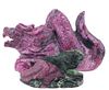 Ruby Zoisite Hand Carved Dragon Iguana Figurines