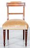 * A Regency Style Side Chair Height of first 33 1/2 inches.
