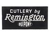 Early Original Remington Cutlery Dupont Glass Sign