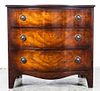 * A George III Style Chest of Drawers Height 33 1/2 x width 36 x depth 20 inches.