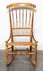 * An American Maple Rocking Chair Height 33 3/4 inches.