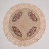Arts & Crafts Hand Embroidered Circular Line c1910s