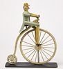 Whirligig-Man Riding High-Wheel Bicycle