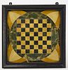 Painted Slate Checker Board with Frame
