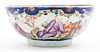 * A Chinese Export Famille Rose Porcelain Bowl Diameter of bowl 9 1/4 inches.