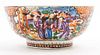 * A Chinese Export Famille Rose Porcelain Bowl Diameter 8 7/8 inches.