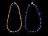 Venetian Fancy Heart Trade Bead Necklaces c 19th C