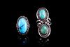 Navajo Royston & Sleeping Beauty Turquoise Rings