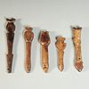 Mossi Peoples, (5) wood whistles