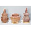 Djenne Culture, (3) terracotta vessels