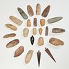 Group North African Neolithic style axe heads