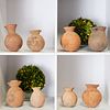 Group (8) African terracotta pots