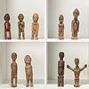 Group (9) Lobi carved Bateba figures