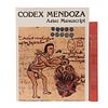 Codex Perez and the Book of Chilam Balam of Mani / Codex Mendoza. Aztec Manuscript.  Piezas: 2.