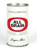 1961 All Grain Lager Beer 12oz Flat Top Can 29-29