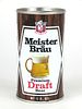 1968 Meister Brau Draft Beer 12oz Tab Top Can T92-25.2
