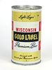 1967 Wisconsin Gold Label Beer 12oz Flat Top Can 146-20